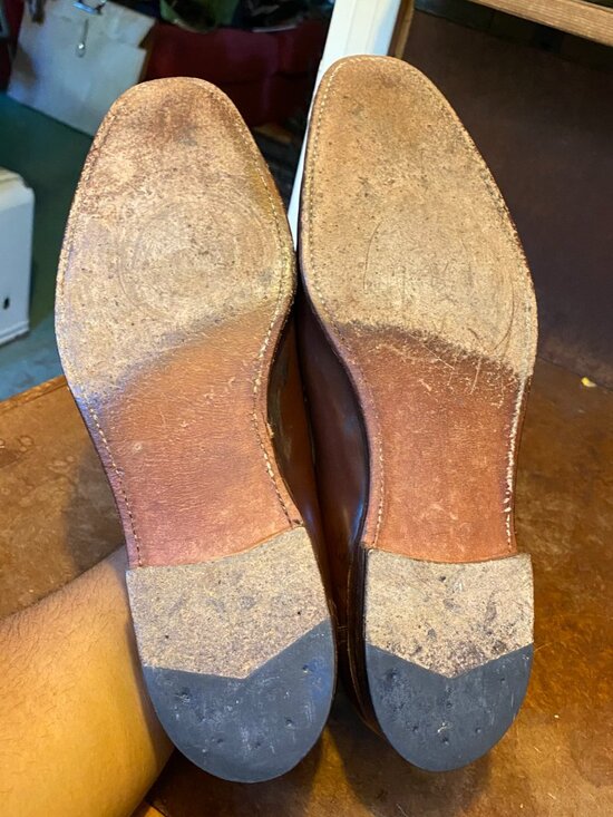 Vintage Alan McAfee London England Bullock Jones Brown Leather Tassel Loafers 11 main image 12